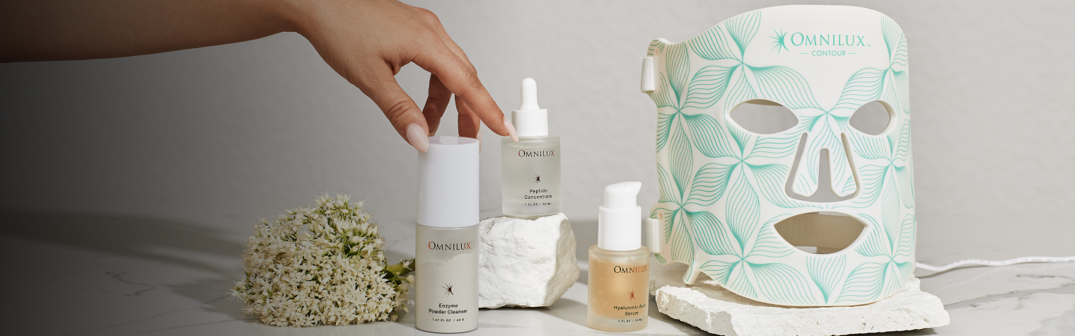 How To Use Omnilux Topical Skincare With LED
