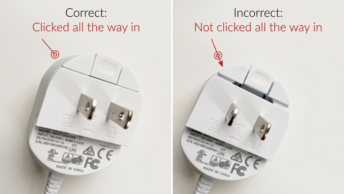 (Controller Not Charging) Incorrect Adapter Connection